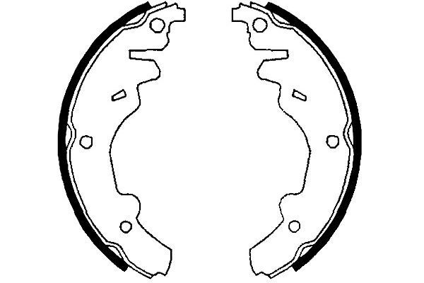 KAVO PARTS Комплект тормозных колодок BS-4402